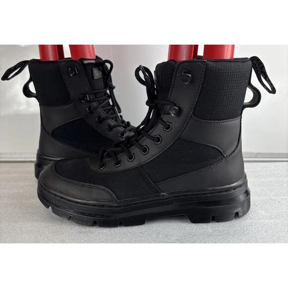 Dr. Martens Combs Tech Combat Boots In Black Men\'s 8 Woman’s 7 main image 4